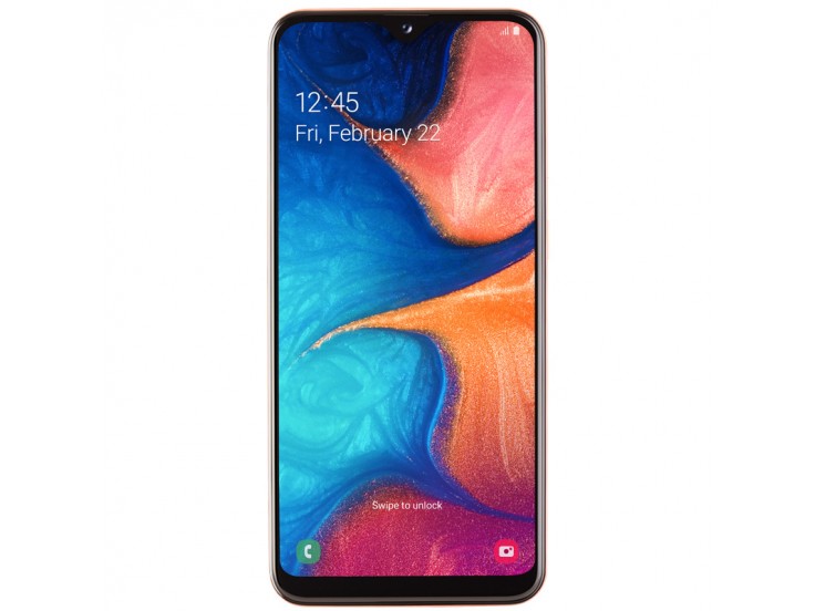 Telefon mobil Samsung Galaxy A20e, Dual SIM, 32GB, 3GB RAM, LTE, Coral, SM-A202FZODROM