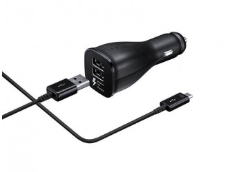 Incarcator Auto Samsung Dual Fast Charger 2x USB, 2A, EP-LN920BBEGWW