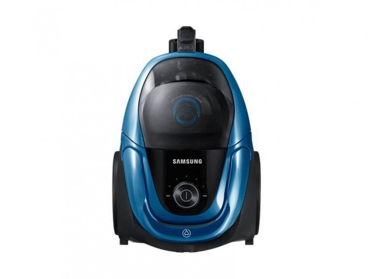 Aspirator fara sac SAMSUNG VC07M3150VU, 700W, 2l, Cyclone Force, Control putere, Albastru
