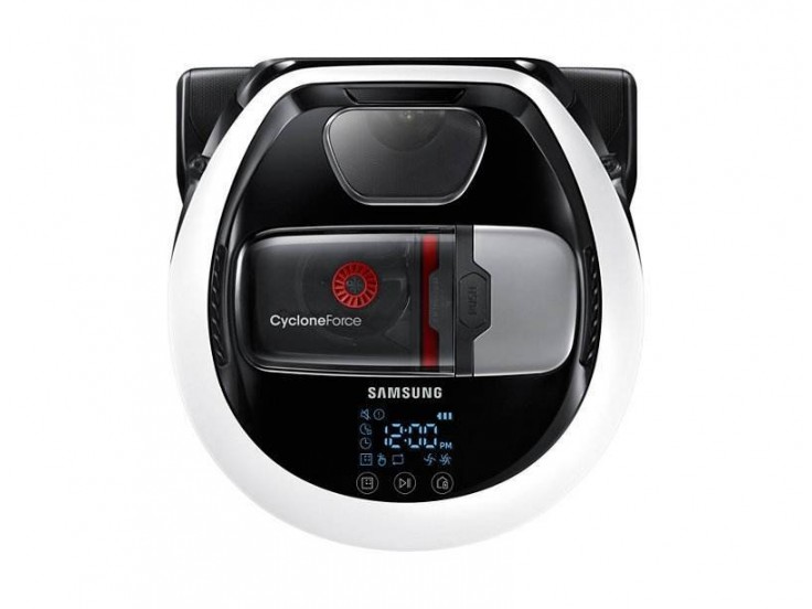 Robot de aspirare Samsung VR10M702HUW, 20W, 0.3L, FullView Sensor 2.0, Edge Clean Master, Cyclone Force, Timer, mod Turbo