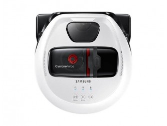 Robot de aspirare Samsung VR10M701HUW, 10W, 0.3L, FullView Sensor 2.0, Edge Clean Master, Wi-fi, Cyclone Force, Timer, mod Turbo