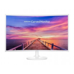 Monitor LED VA Samsung LC32F391FW, Curved, Wide, FHD, HDMI, DisplayPort, Flicker-Free, 32'', Alb