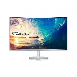 Monitor LED Samsung 27" Curved, Full HD, D-Sub, HDMI, Display Port, Alb, LC27F591FD