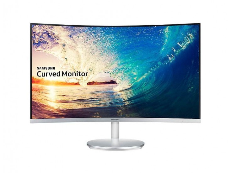 Monitor LED Samsung 27" Curved, Full HD, D-Sub, HDMI, Display Port, Alb, LC27F591FD
