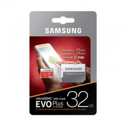 Card de memeorie Samsung Micro-SDHC EVO Plus 32GB, Clasa 10 , UHS-1 2017, 32GB MB-MC32GA/EU