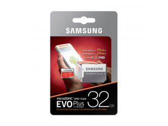 Card de memeorie Samsung Micro-SDHC EVO Plus 32GB, Clasa 10 , UHS-1 2017, 32GB MB-MC32GA/EU