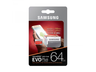 Card de memeorie Samsung Micro-SDHC EVO Plus 32GB, Clasa 10 , UHS-1 2017, 32GB MB-MC32GA/EU