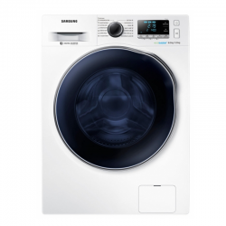 Masina de spalat cu uscator Samsung WD80J6A10AW, 1400 RPM, 8kg spalare, 5kg uscare, Eco Bubble, Motor Digital Inverter