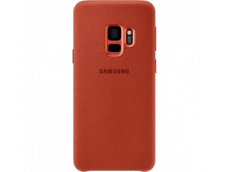 Husa Alcantara Cover pentru Samsung Galaxy S9, Red