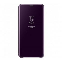 Husa Clear View Standing Cover Samsung Galaxy S9 Plus, Blue