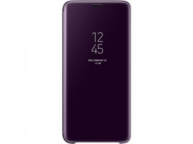 Husa Clear View Standing Cover Samsung Galaxy S9 Plus, Blue