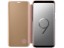 Husa Clear View Standing Cover Samsung Galaxy S9, Gold