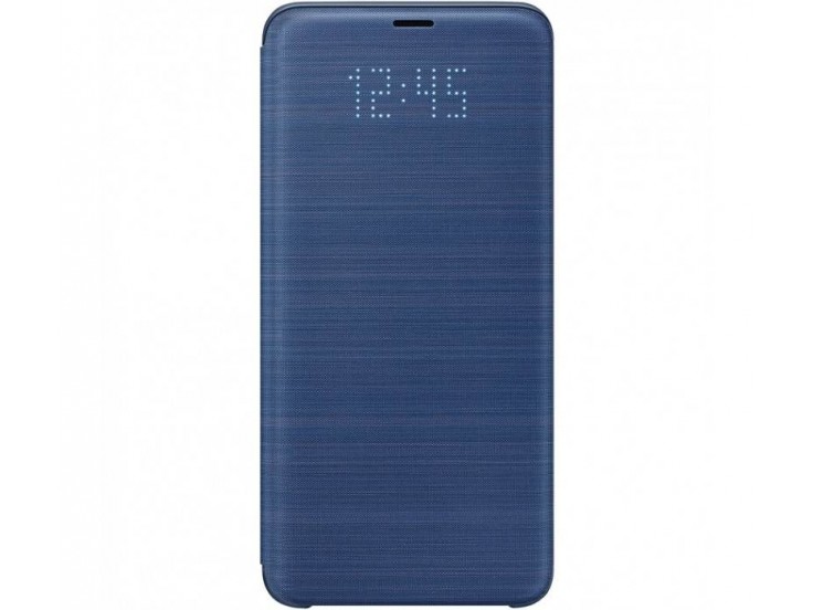 Husa LED View Cover pentru Samsung Galaxy S9 Plus, Blue