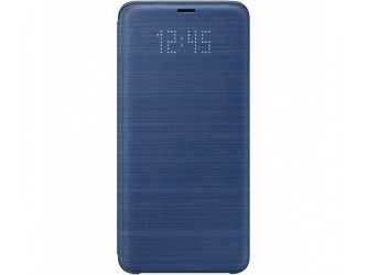 Husa LED View Cover pentru Samsung Galaxy S9 Plus, Blue