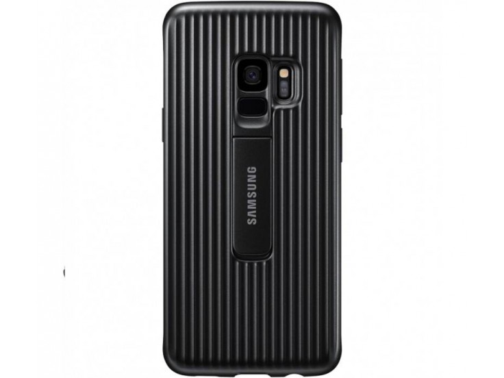 Husa Protective Standing Cover Samsung Galaxy S9 Plus, Black