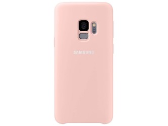 Husa Silicone Cover pEF-PG960TPEGWW EF-PG960TPEGWW entru Samsung Galaxy S9, Roz Prafuit