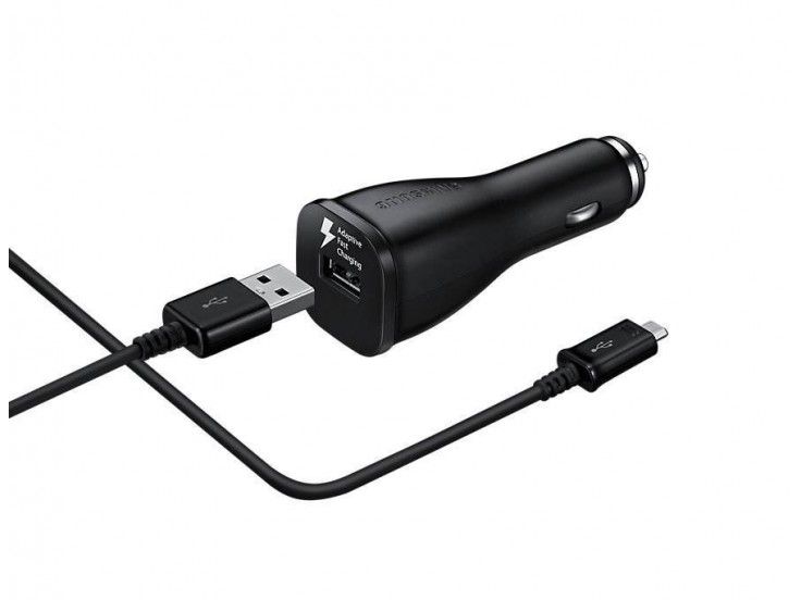 Incarcator auto Samsung EP-LN915CBEGWW, Fast Charger, USB Type-C, AFC, Black