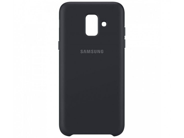 Husa Dual Layer Cover Samsung Galaxy A6 Plus (2018), Black