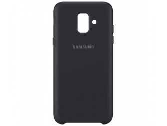 Husa Dual Layer Cover Samsung Galaxy A6 Plus (2018), Black