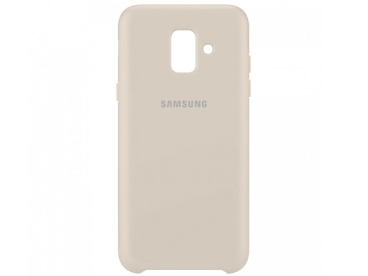 Husa Dual Layer Cover Samsung Galaxy A6 Plus (2018), Gold