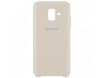 Husa Dual Layer Cover Samsung Galaxy A6 Plus (2018), Gold
