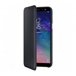 Husa Flip Wallet Samsung Galaxy A6 Plus (2018), Black