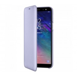 Husa Flip Wallet Samsung Galaxy A6 Plus (2018), Orchid Gray