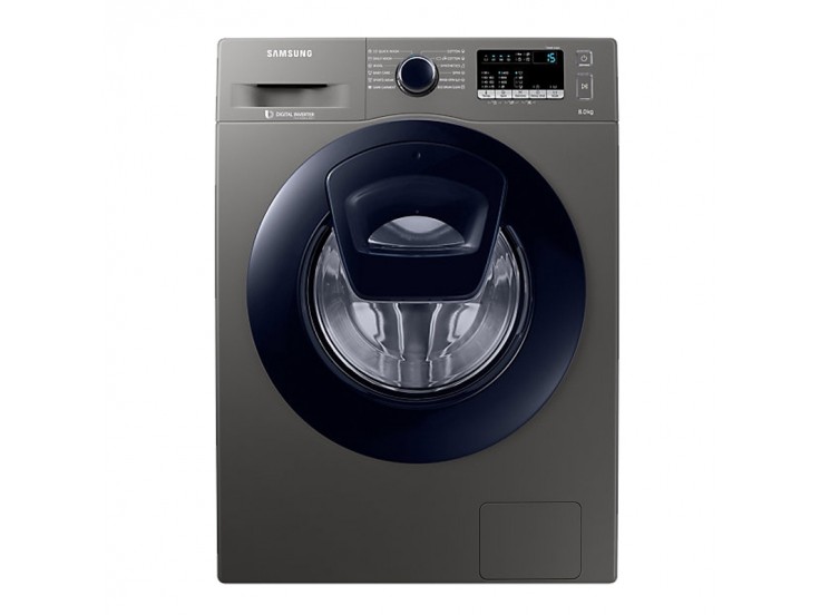 Masina de spalat rufe Samsung Add Wash WW80K44305X, Display LED, Smart Check, 8 kg, 1400 RPM, Clasa A+++, 60 cm, Inox