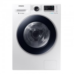Masina de spalat rufe cu uscator Samsung WD80M4A43JW, 1400 RPM, 8 kg spalare, 4.5 kg uscare, Eco Bubble,  Alb