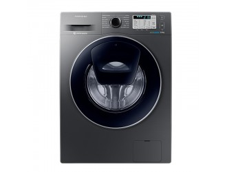 Masina de spalat rufe Samsung Add Wash WW90K5410UX, Digital Inverter, Eco Bubble, Smart Check, 9 kg, 1400 RPM, Clasa A+++, Inox