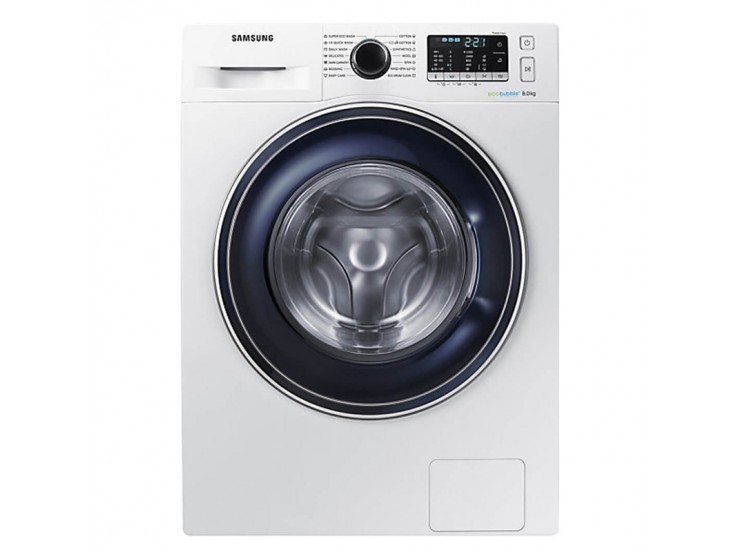 Masina de spalat rufe SAMSUNG WW80J5345FW, EcoBubble, Smart Check, 8 kg, 1200 RPM, A+++, Alb