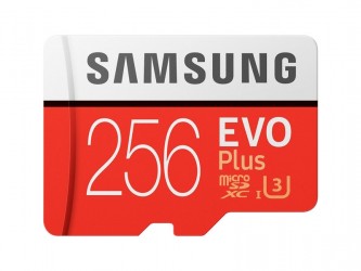 Card de memorie Samsung Micro-SDHC EVO Plus 256GB, Clasa 10, UHS-1 2017, MB- MC256GA/EU