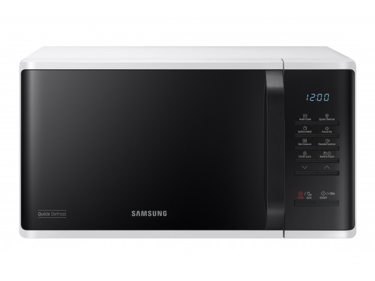 Cuptor cu microunde Samsung MS23K3513AW/OL, 23 l, 1150W, Touch control, Alb