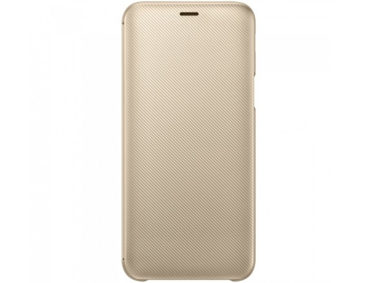 Husa Flip Wallet Samsung Galaxy J6 (2018), Gold