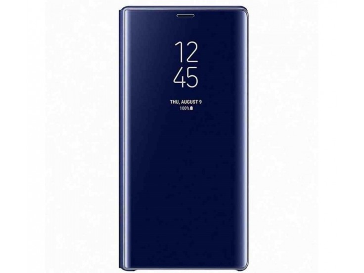 Husa Clear View Standing Cover Samsung Galaxy Note 9, Blue