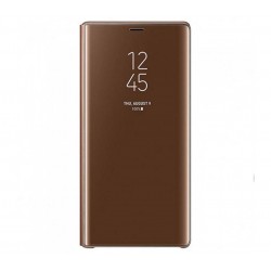 Husa Clear View Standing Cover Samsung Galaxy Note 9, Brown