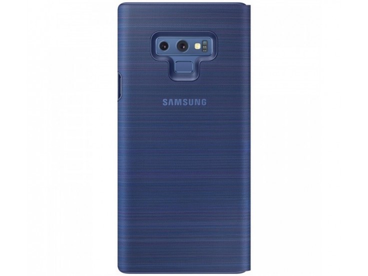 Husa LED View Cover pentru Samsung Galaxy Note 9, Blue
