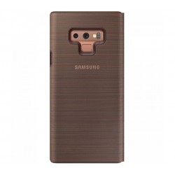 Husa LED View Cover pentru Samsung Galaxy Note 9, Brown
