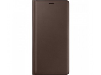 Husa Leather Wallet Cover Samsung Galaxy Note 9, Brown